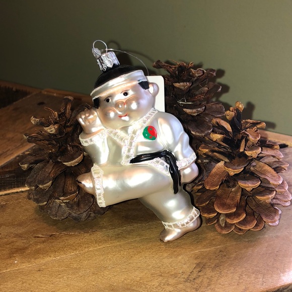 Karate Kid glass Holiday Christmas ornament - Picture 3 of 10